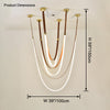 WOMO Ribbon Leather Chandelier-WM2908 thumbnail