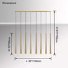 WOMO Tube Linear Chandelier-WM2909 thumbnail