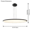 WOMO Large Disc Pendant Light-WM2911 thumbnail