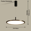 WOMO Large Disc Pendant Light-WM2911 thumbnail
