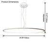 WOMO Large Disc Pendant Light-WM2911 thumbnail