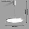WOMO Large Disc Pendant Light-WM2911 thumbnail