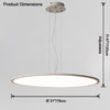 WOMO Large Disc Pendant Light-WM2911 thumbnail
