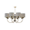 WOMO Polka Shaded Chandelier-WM2913 thumbnail