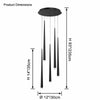 WOMO Cascading Tube Chandelier-WM2914 thumbnail