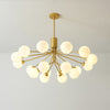 WOMO Frosted Glass Globe Chandelier-WM2915 thumbnail