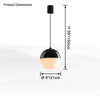 WOMO Alabaster Globe Pendant Light-WM2922 thumbnail