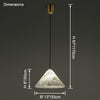 WOMO Alabaster Cone Pendant Light-WM2925 thumbnail