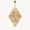 WOMO Giant Tiered Alabaster Foyer Chandelier-WM2926 thumbnail