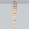 WOMO Long Cascading Alabaster Staircase Chandelier-WM2927 thumbnail