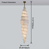 WOMO Tiered Alabaster Staircase Chandelier-WM2928 thumbnail