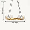 WOMO Candle Round Chandelier-WM2929 thumbnail