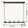 WOMO Candle Linear Chandelier-WM2930 thumbnail