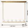 WOMO Candle Linear Chandelier-WM2930 thumbnail