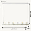 WOMO Candle Linear Chandelier-WM2930 thumbnail