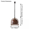 WOMO Bell Glass Rise Fall Pendant Light-WM2935 thumbnail