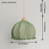 WOMO Dome Linen Pendant Light-WM2939 thumbnail