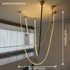 WOMO Leather Led Chandelier-WM2941 thumbnail