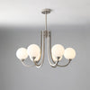 WOMO Glass Globe Arm Chandelier-WM2942 thumbnail