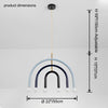 WOMO Rainbow Arc Chandelier-WM2944 thumbnail