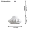 WOMO Japandi Silk Pendant Light-WM2947 thumbnail