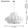 WOMO Japandi Silk Pendant Light-WM2947 thumbnail