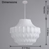 WOMO Japandi Silk Pendant Light-WM2950 thumbnail