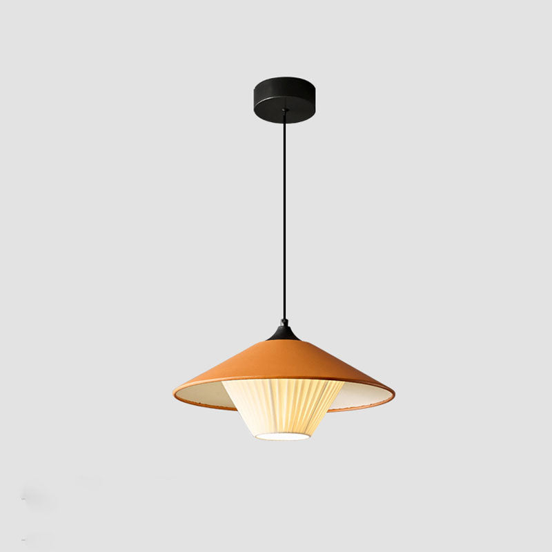WOMO Leather Cone Pendant Light-WM2952