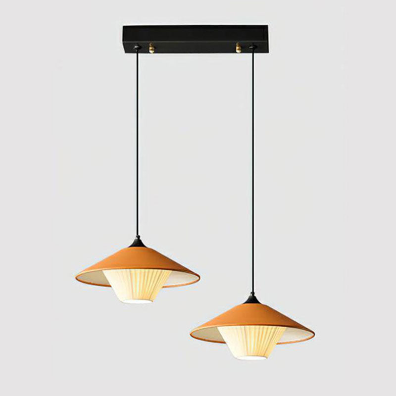 WOMO Leather Cone Pendant Light-WM2952
