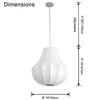 WOMO Japandi Silk Pendant Light-WM2953 thumbnail