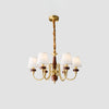 WOMO Fabric Shaded Chandelier-WM2954 thumbnail
