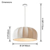 WOMO Cap Silk Pendant Light-WM2967 thumbnail