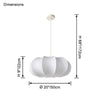 WOMO Pumpkin Silk Pendant Light-WM2968 thumbnail