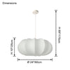 WOMO Pumpkin Silk Pendant Light-WM2968 thumbnail