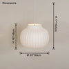 WOMO Urn Silk Pendant Light-WM2969 thumbnail