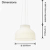 WOMO Bell Silk Pendant Light-WM2971 thumbnail