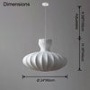 WOMO Flying Saucer Silk Pendant Light-WM2977 thumbnail
