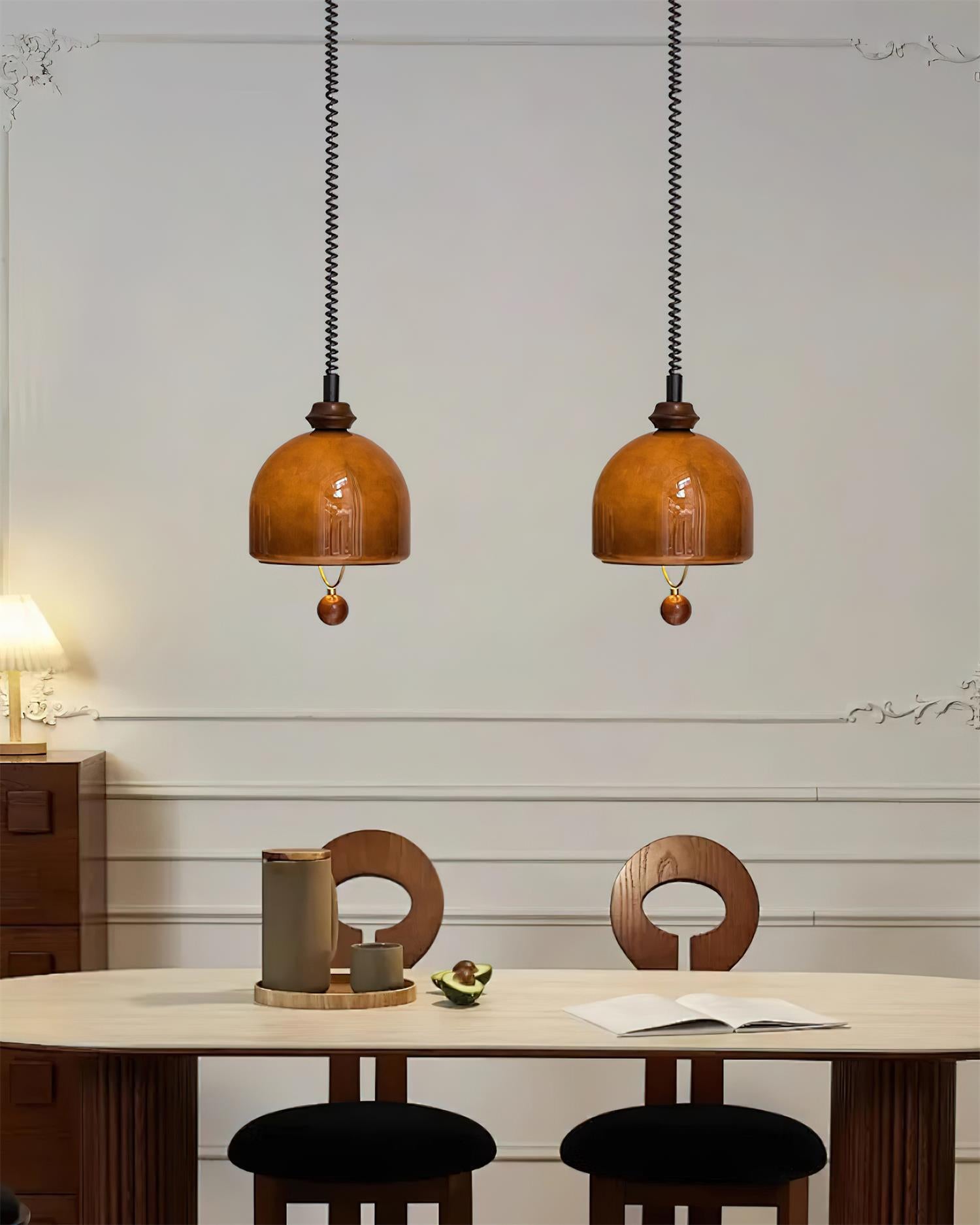 WOMO Dome Rise and Fall Pendant Light-WM2988