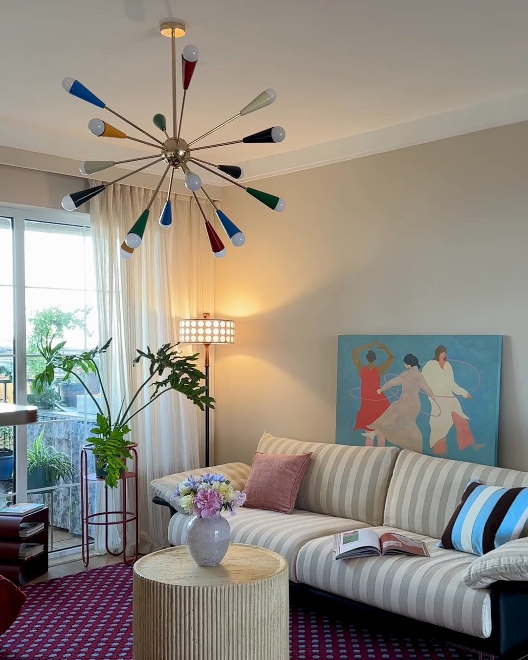 WOMO Multicolour Multi Chandelier-WM2992
