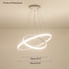 WOMO Tiered Led Ring Chandelier-WM2006 thumbnail