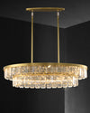 WOMO Long Oval Crystal Chandelier-WM2541 thumbnail