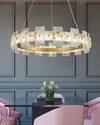 WOMO Tiered Alabaster Chandelier-WM2830 thumbnail