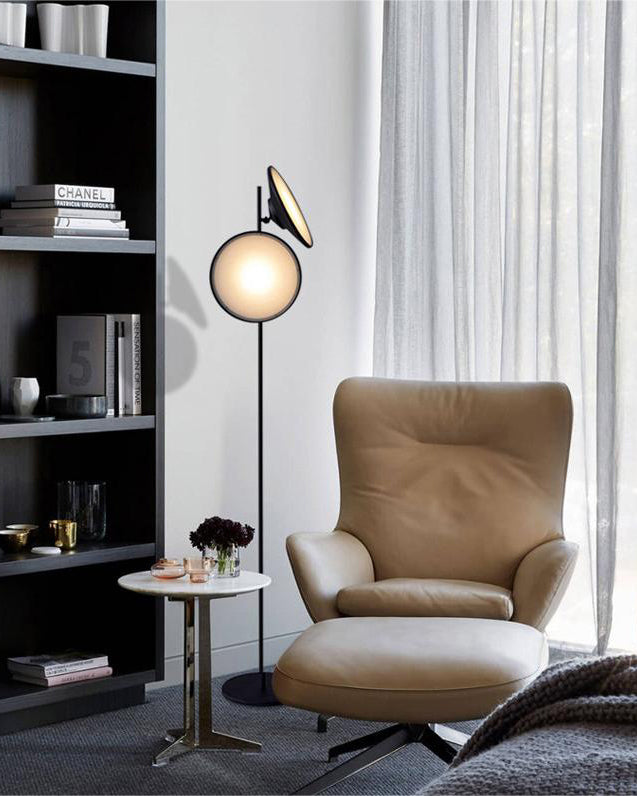 WOMO 2-bulb Moons Reading Floor Lamp-WM7076