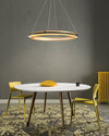 WOMO Black and Gold Ring LED Chandelier-WM2119a thumbnail