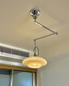 WOMO Milk Glass Flying Saucer Pendant Light-WM2748 thumbnail