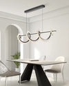 WOMO Swirl Crystal Linear Chandelier-WM2713 thumbnail