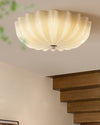 WOMO Pleated Glass Flush Mount Ceiling Light-WM1133 thumbnail