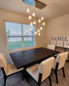 WOMO Cascading Glass Ball Dining Room Chandelier-WM2648 thumbnail