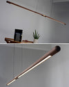 WOMO Walnut Linear Led Pendant Light-WM2520 thumbnail