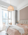 WOMO Dome Linen Pendant Light-WM2939 thumbnail